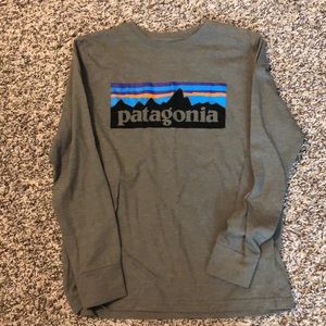 Boys Long Sleeve Patagonia T-shirt